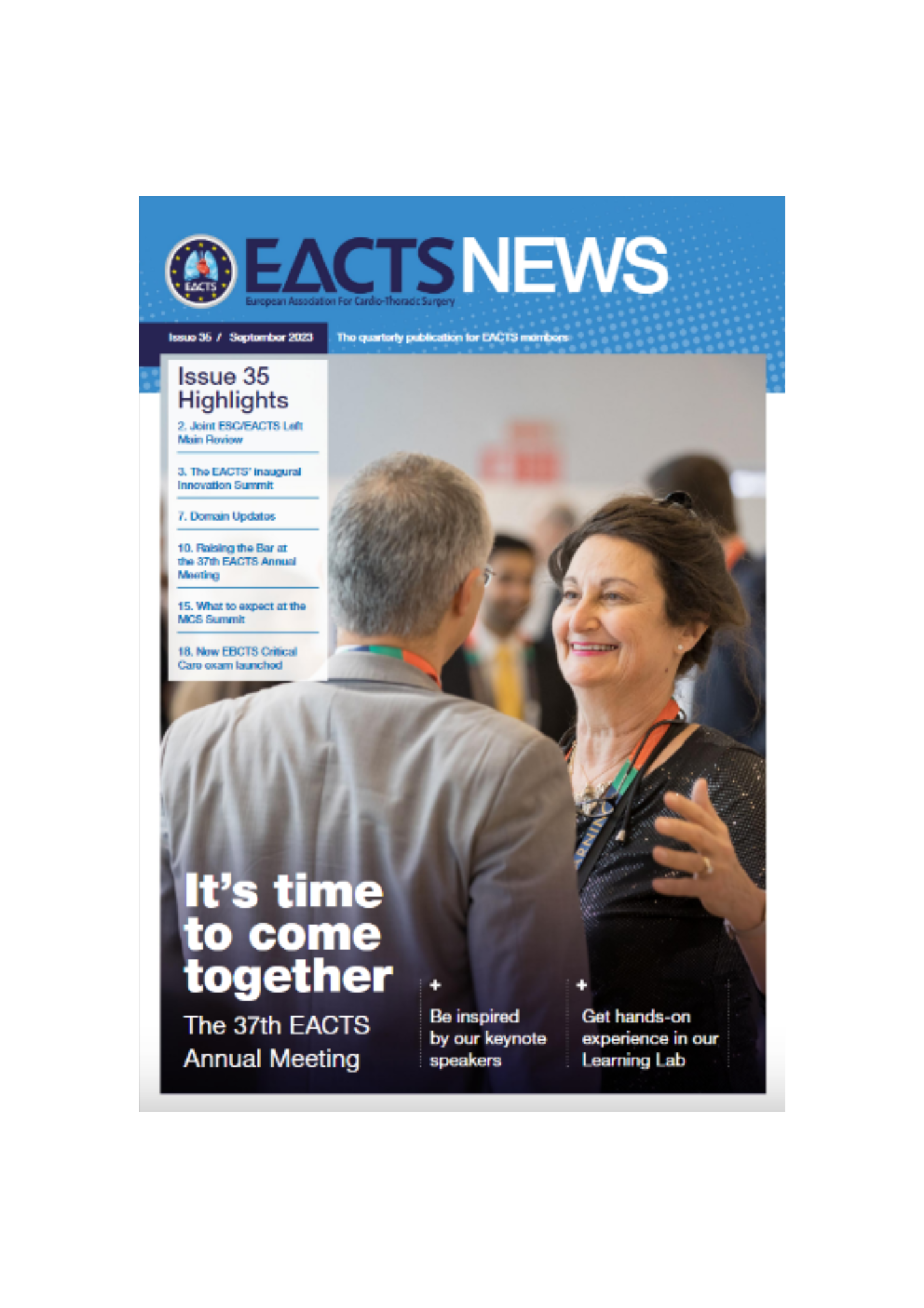 EACTS News latest issue out now EACTS